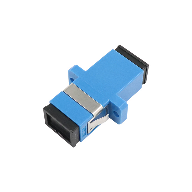 SC UPC pojedynczy tryb adapter światłowodowy z kołnierzem