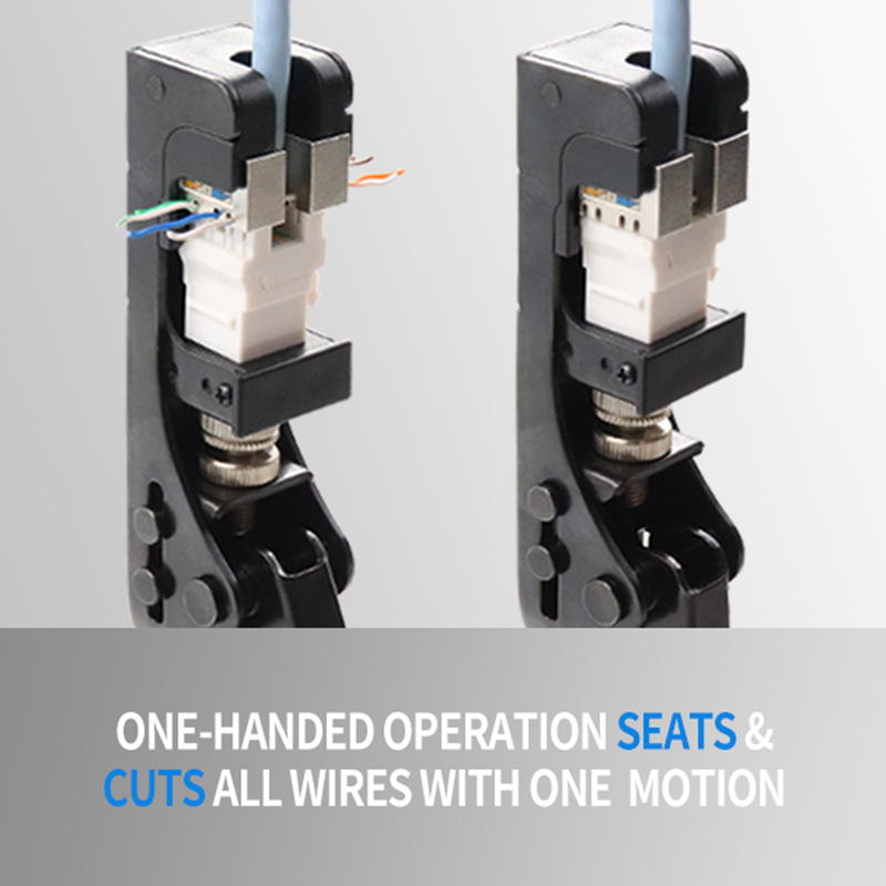 RJ45 Keystone Jack Punch Down Prędkość zacisku na 180 stopni PX-T-DS